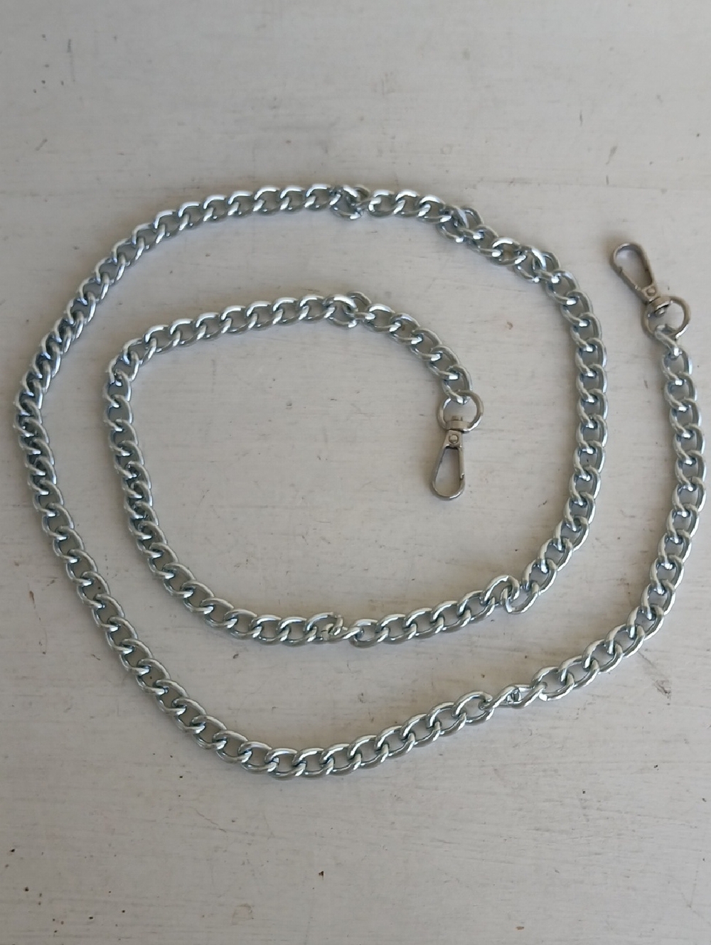 Silver Chain Strap Replacement Crossbody Bag Strap - Picture 5 of 5